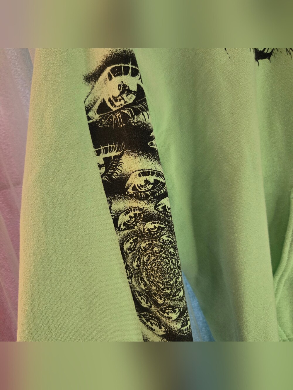 Entheos Mint Green Hoodie L - LIKE NEW - Picture 2 of 5